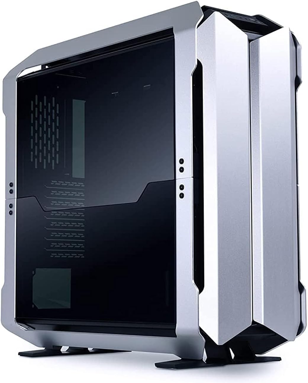 LIAN LI ODYSSEY X Open Airflow Tempered Glass Panels, Full Tower (Silver) Gaming Case LIAN LI ODYSSEY X Open Airflow Tempered Glass Panels, Full Tower (Silver) Gaming Case